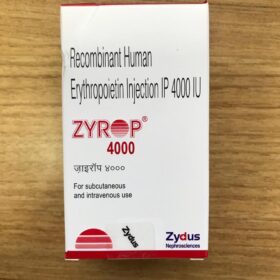 Recombinant Human Erythropoietin Injection IP 4000 IU (Zyrop-4000)