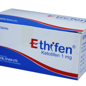 Ketotifen 1mg Tablet Ethifen