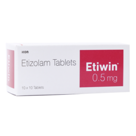 Etiwin 0.5mg Tablet Etizolam