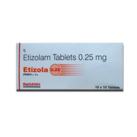 Etizolam 0.25mg Tablet Etizola