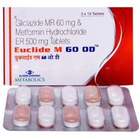Gliclazide 60mg Tablet Euclide M 60 OD