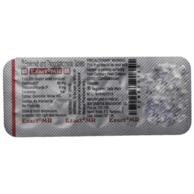 Etoricoxib+Thiocolchicosidein 60mg+4mg Ezact MR Tablet