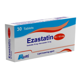 Ezetimibe 10mg Tablet Ezastatin