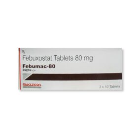Febuxostat 80mg Tablet Febumac