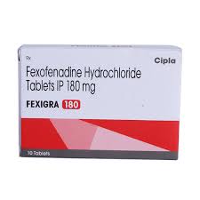 Fexigra 180mg Tablet Fexofenadine