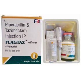 Piperacillin Tazobactum 4000mg+500mg Flagtaz 4.5 Injection