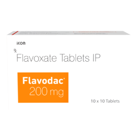 Flavoxate 200mg Tablet Flavodac