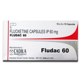 Fluoxetine 60mg Capsule Fludac 60