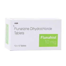 Flunahist 10mg Tablet Flunarizine