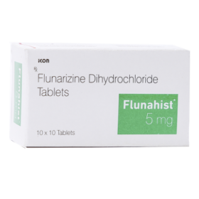 Flunahist 5mg Tablet Flunarizine