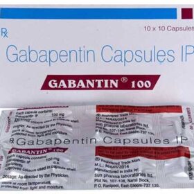Gabapentin 100mg Capsule Gabantin