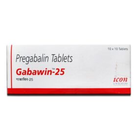 Pregabalin 25mg Tablet Gabawin