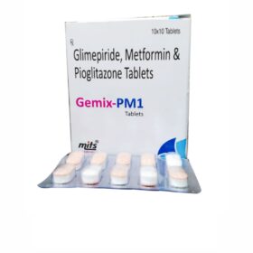 Glimepride 1mg Tablet Gemix PM1
