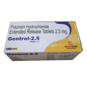 Prazosin 2.5mg Tablet Gentrol