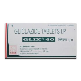 Gliclazide 40mg Tablet Glix