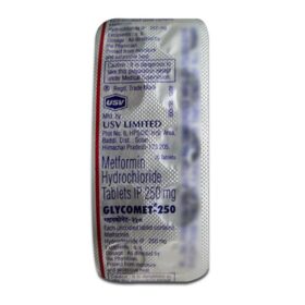Metformin 250mg Tablet Glycomet