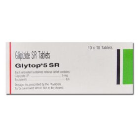 Glytop SR 5mg Tablet Glipizide