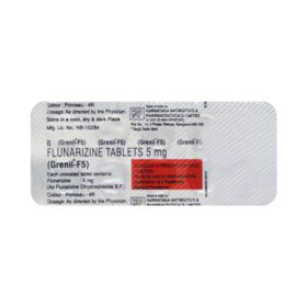 Flunarizine 5mg Tablet Granil F