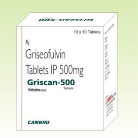Griseofulvin 500mg Tablet Griscan