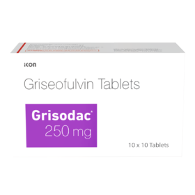Griseofulvin 250mg Tablet Grisodac