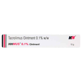 Tacrolimus 10gm Hhmus 0.1% Ointment