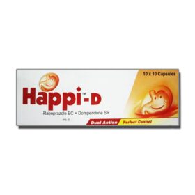 Domperidone+Rabeprazole 30mg+20mg Happi-D Capsule