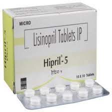 Hipril 5mg Tablet Lisinopril