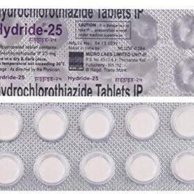 Hydride 25mg Tablet Hydrochlorothiazide