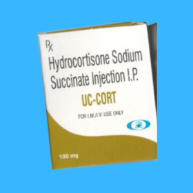 Hydrocortisone sodium succinate 100mg Injection  UC Cort