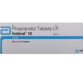 Propanolol 10mg Tablet Inderal