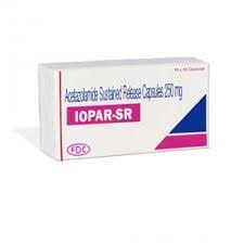 IOPAR SR 250mg Capsule Acetazolamide