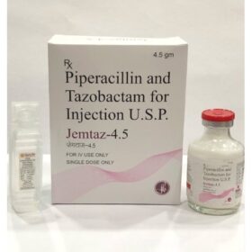 Piperacillin Tazobactum 4000mg+500mg Jemtaz-4.5 Injection