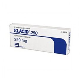 Clarithromycin  250mg Tablet Klacid