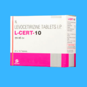 Levocetirizine 10mg Tablet L Cert