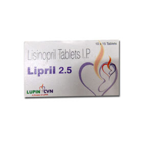 Lisinopril 2.5mg Tablet Lipril