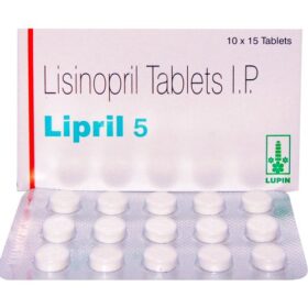 Lisinopril 5mg Tablet Lipril