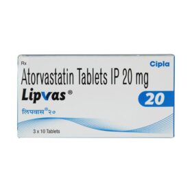 Lipvas 20mg Tablet Atorvastatin