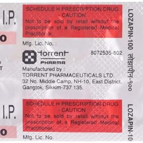 Clozapine 100mg Tablet Lozapin