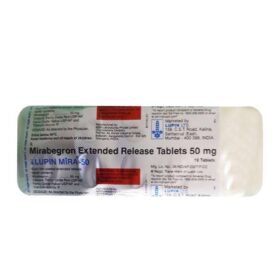 Mirabegron 50mg Tablet Lupin Mira