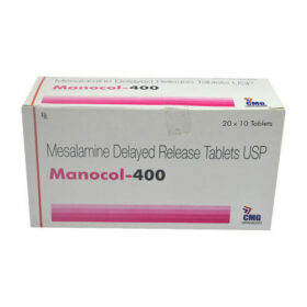 Mesalazine  400mg Tablet Manocol 400