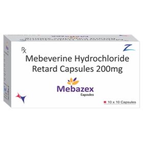Mebazex 200mg Capsule Mebeverine