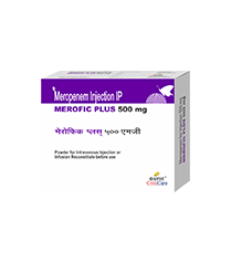 Meropenem 500mg Merofic Plus Injection