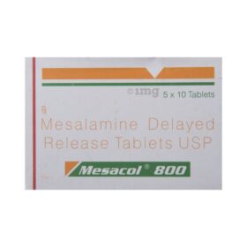 Mesalamine 800mg Tablet Mesacol