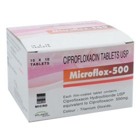 Ciprofloxacin 500mg Tablet Microflox
