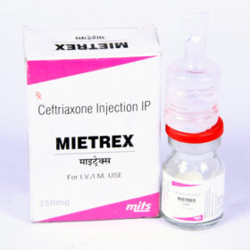 Ceftriaxone 250mg Injection Mietrex
