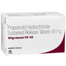 Propanolol 40mg Tablet Migrabeta TR