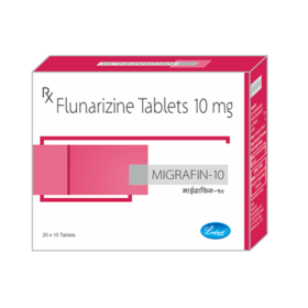 Migrafin 10mg Tablet Flunarizine
