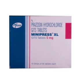 Prazosin 5mg Tablet Minipress XL