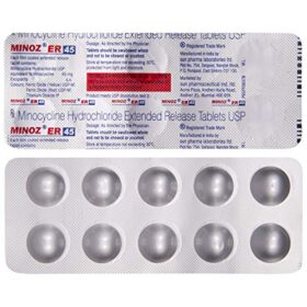 Minocycline 45mg Tablet Minoj ER