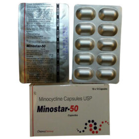 Minocycline 50mg Capsule Minostar